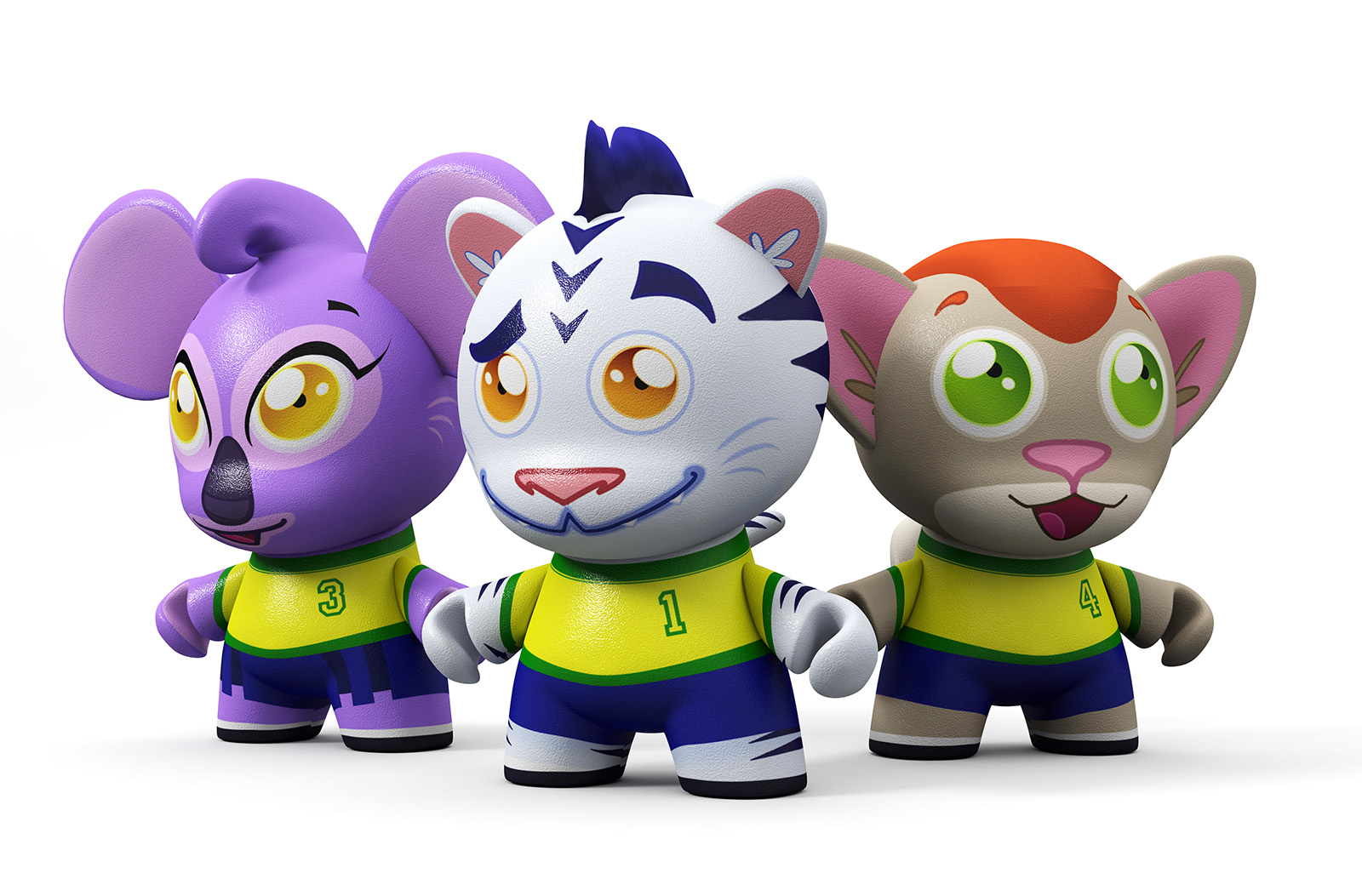 3D characters animals