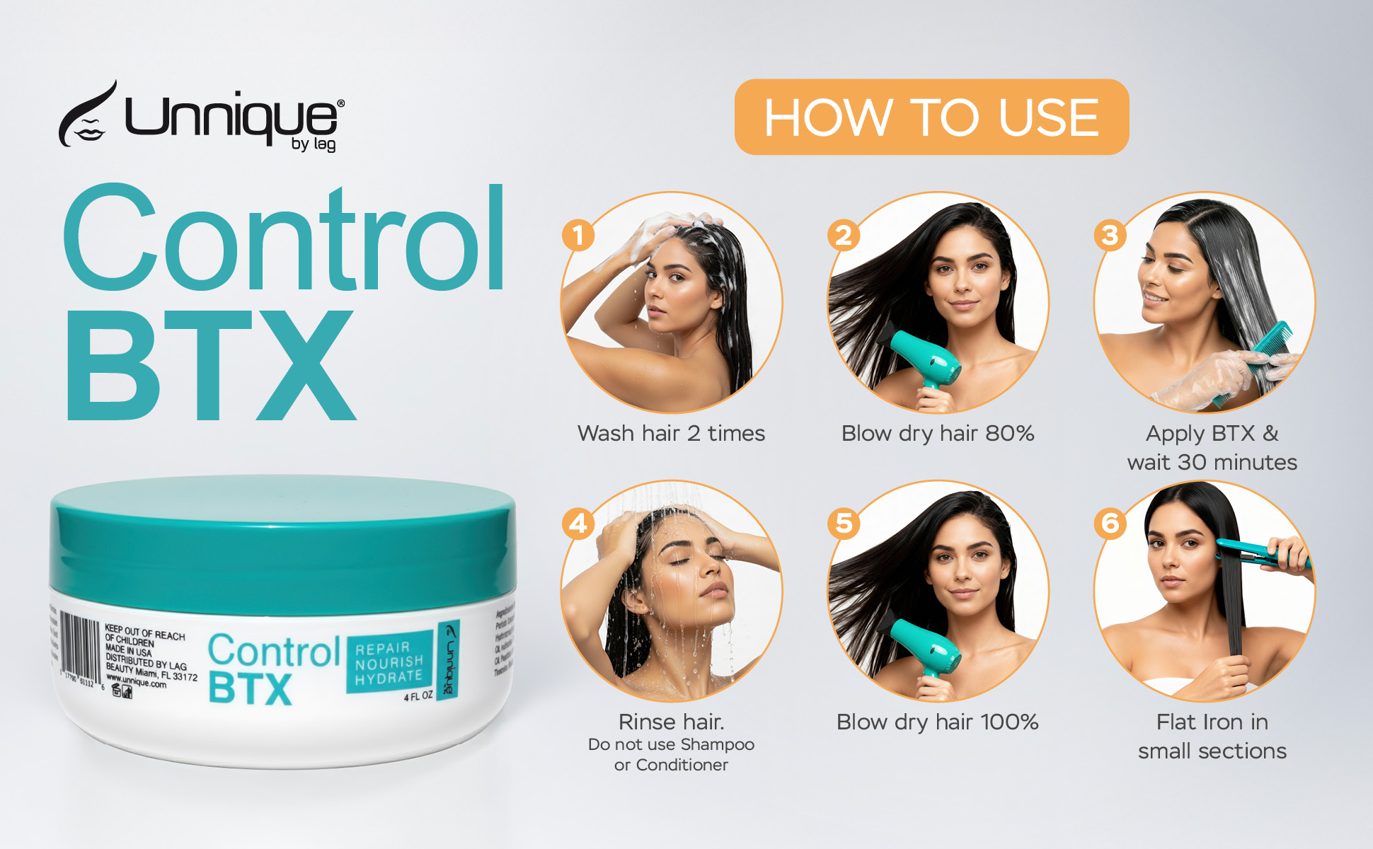 Unnique BTX steps banner