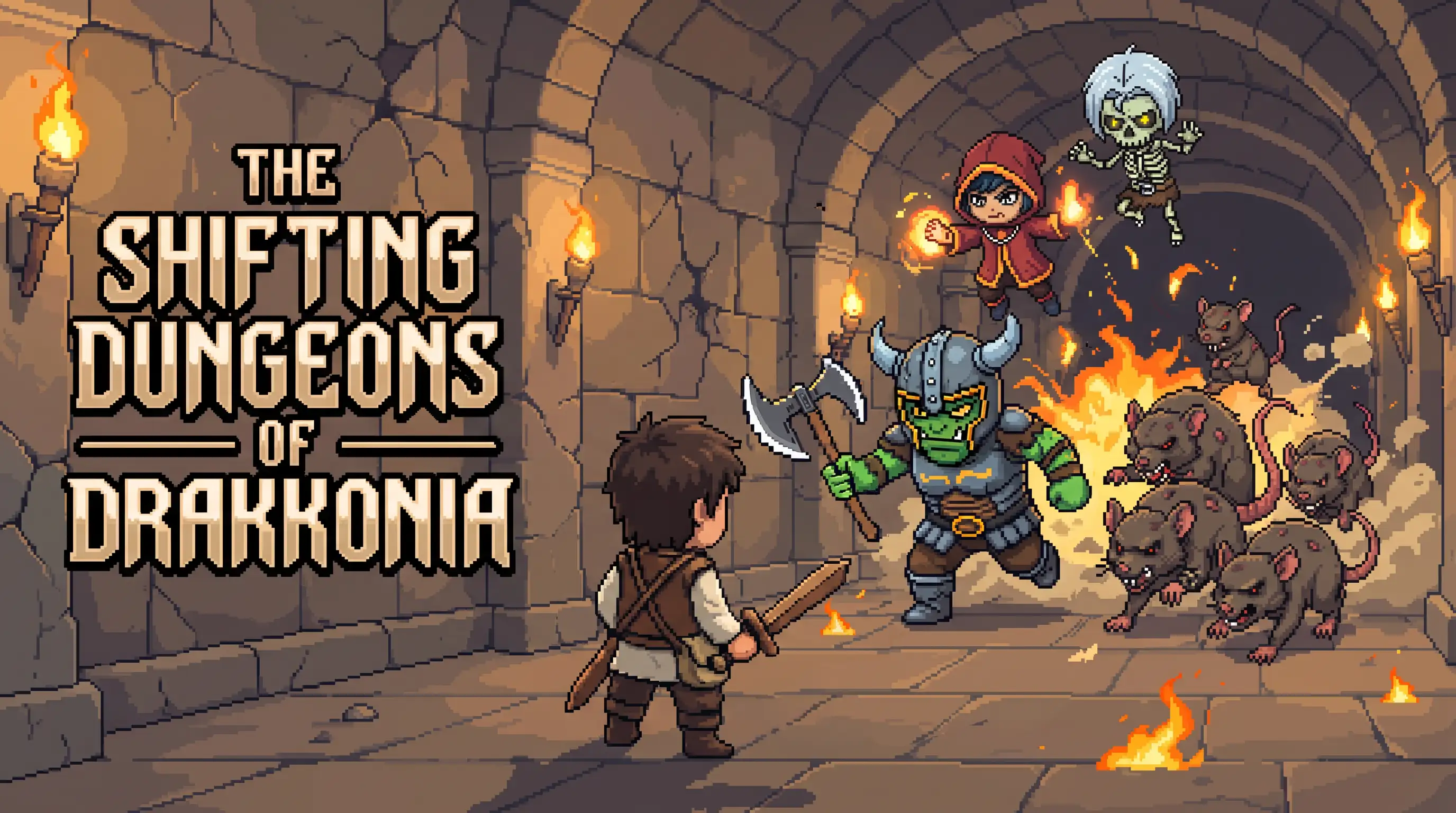The Shifting Dungeons of Drakkonia game poster